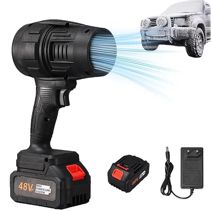 Blowee: Cordless Turbo Jet Blower, Powerful Portable Air Duster for Car Drying, Home Cleaning & Leaf Blowing