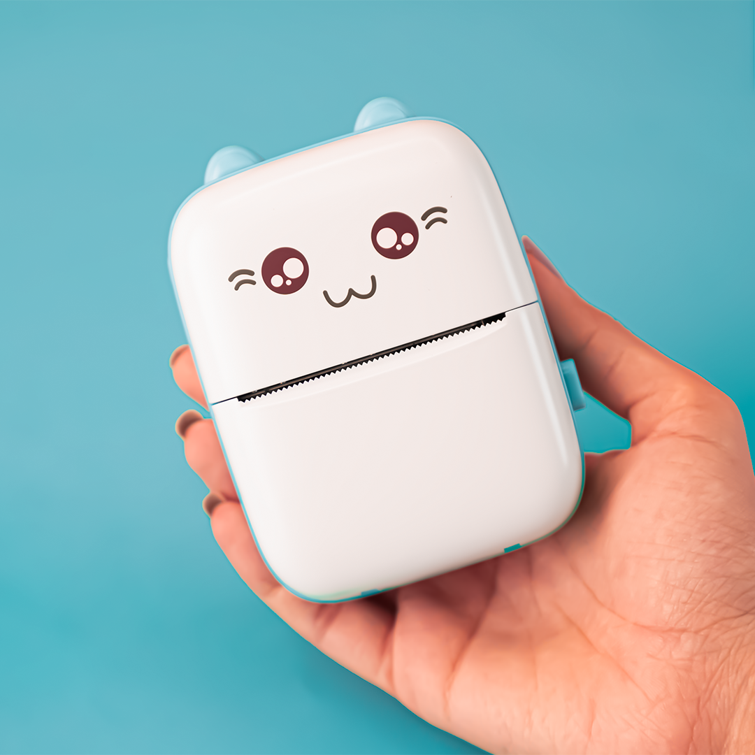 MiniPrint: Portable Bluetooth Thermal Printer with Ink-Free Printing for Labels, Photos & Notes (Android & iOS Compatible)