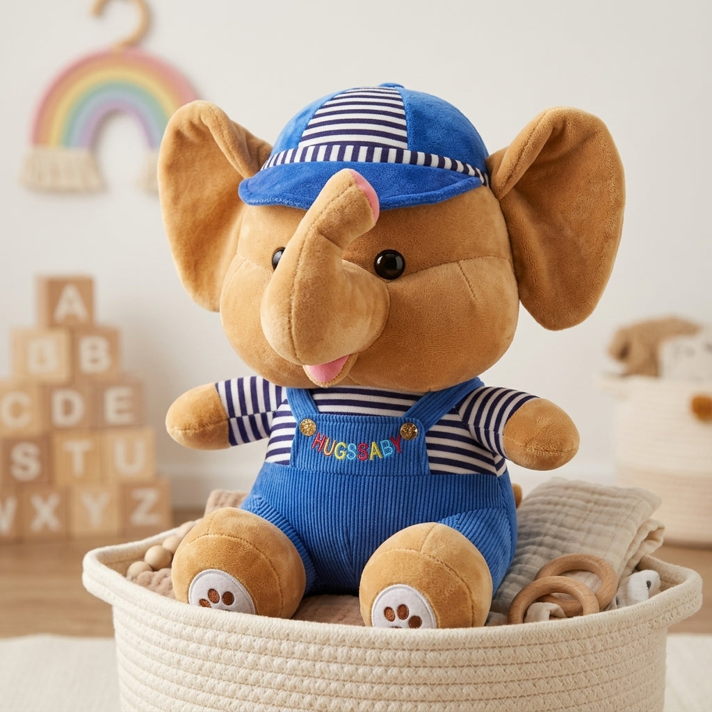 Hugsbaby Explorer Elephant Plush Toy