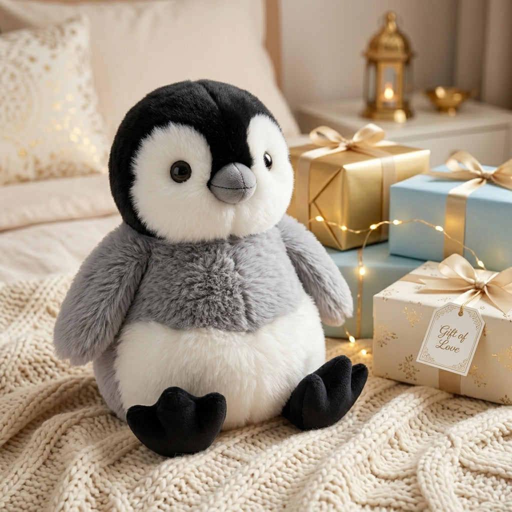 King Penguin Chick Collectible Plush