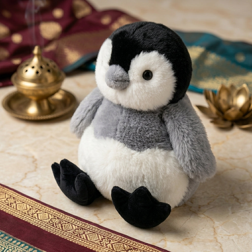 King Penguin Chick Collectible Plush