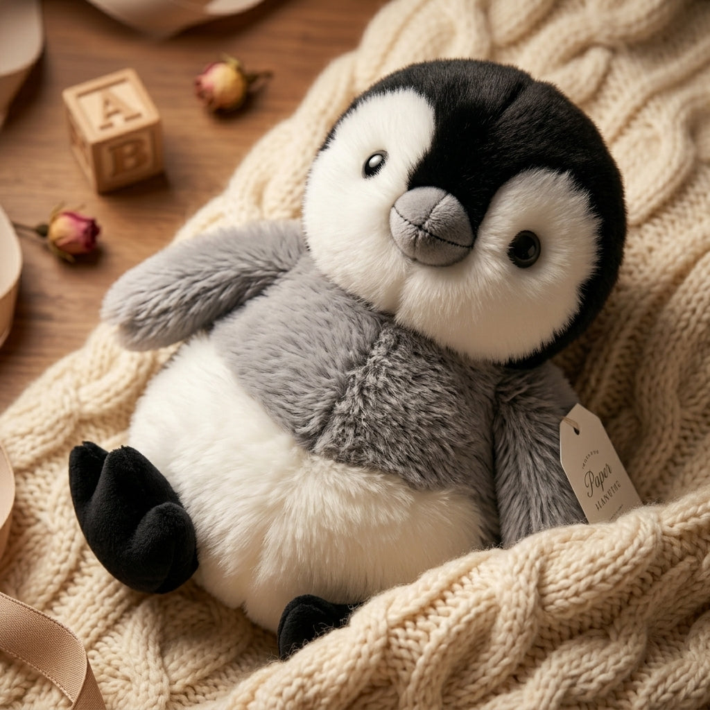 King Penguin Chick Collectible Plush
