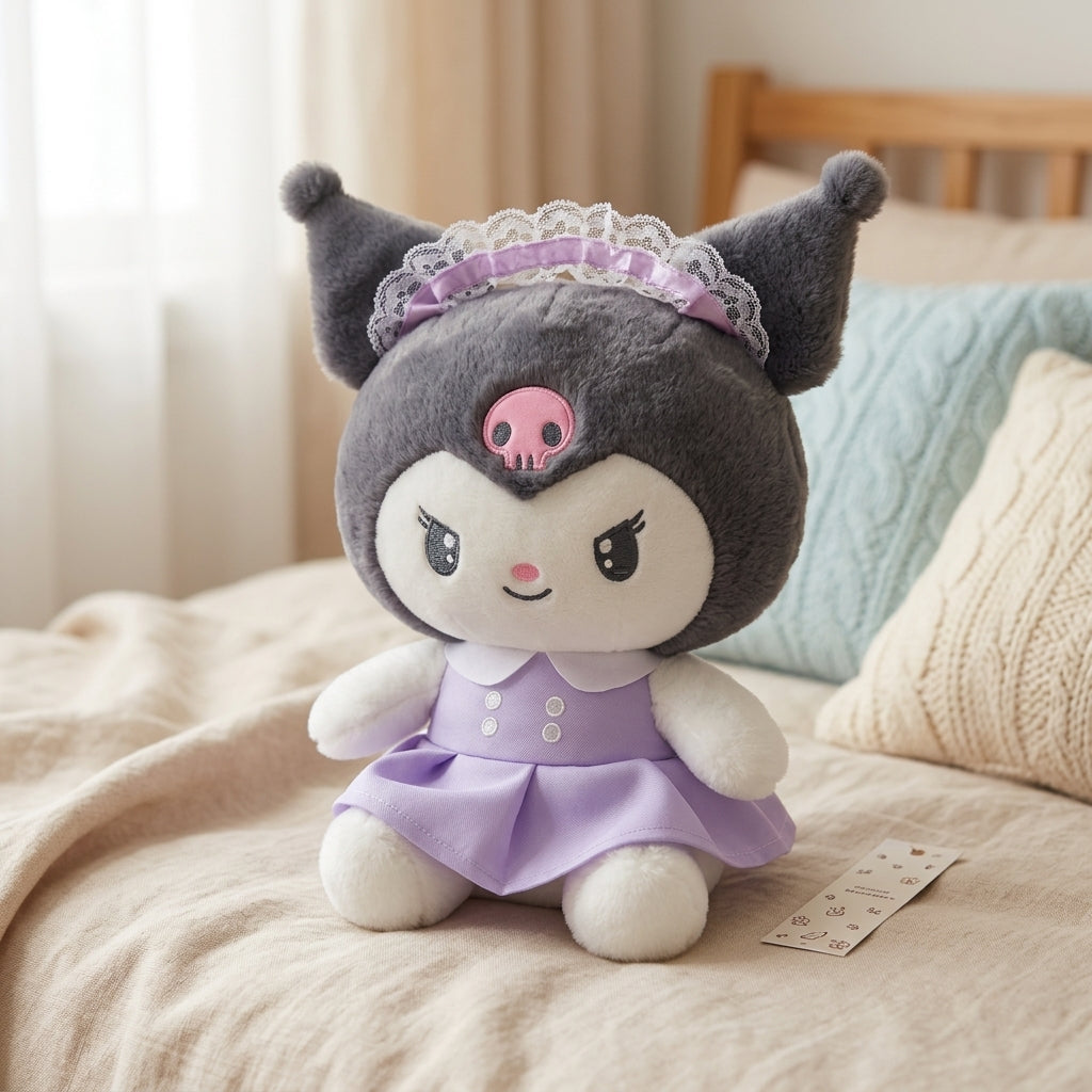 Kuromi Maid Plush Toy