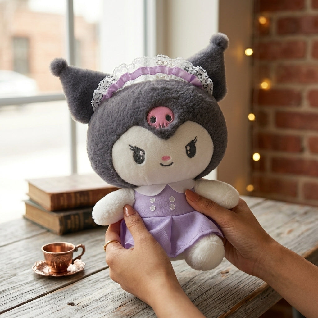 Kuromi Maid Plush Toy