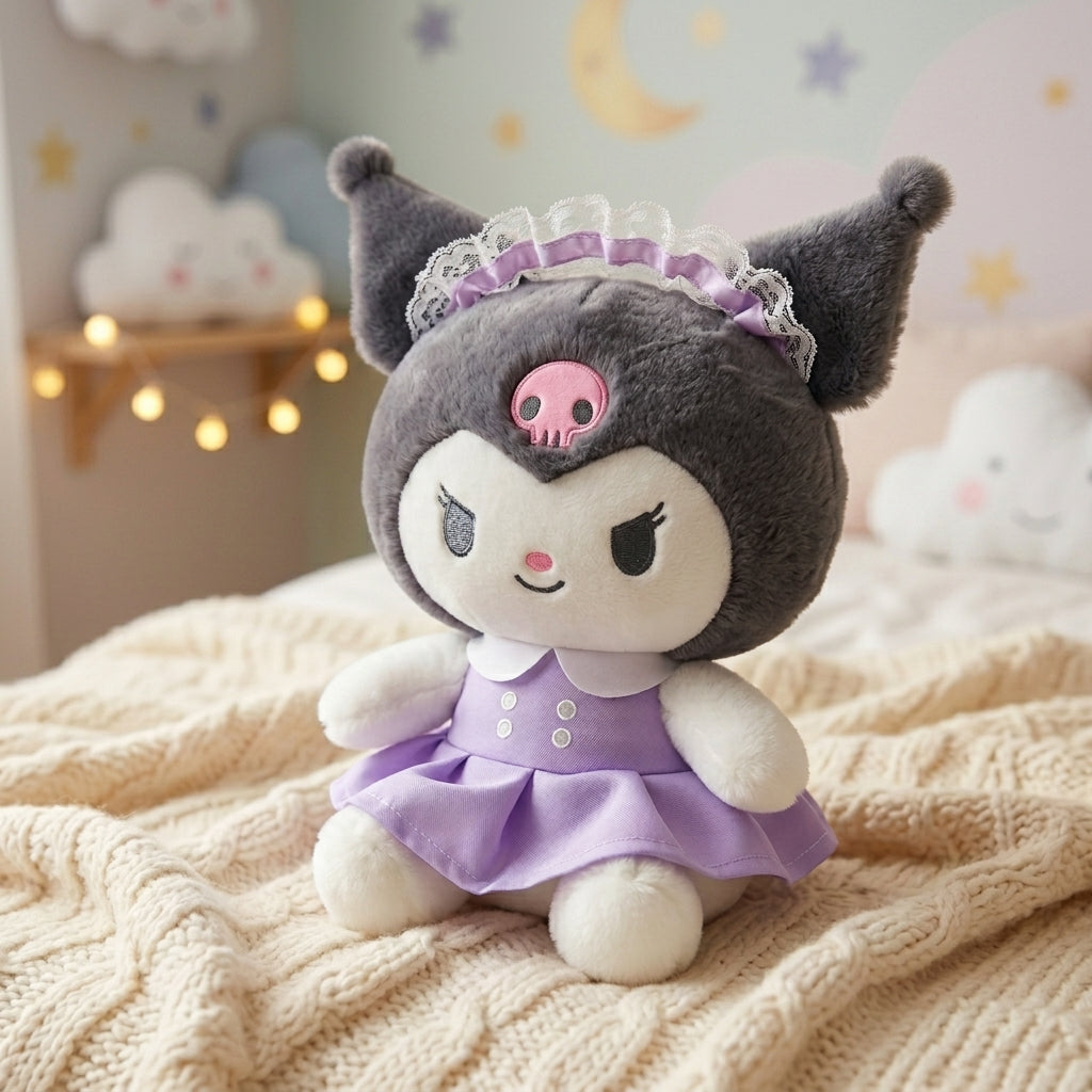 Kuromi Maid Plush Toy