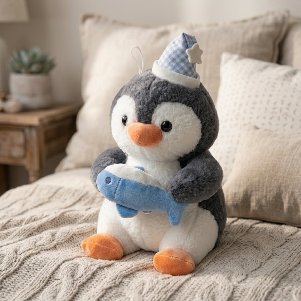 Slumber Penguin Plush Toy