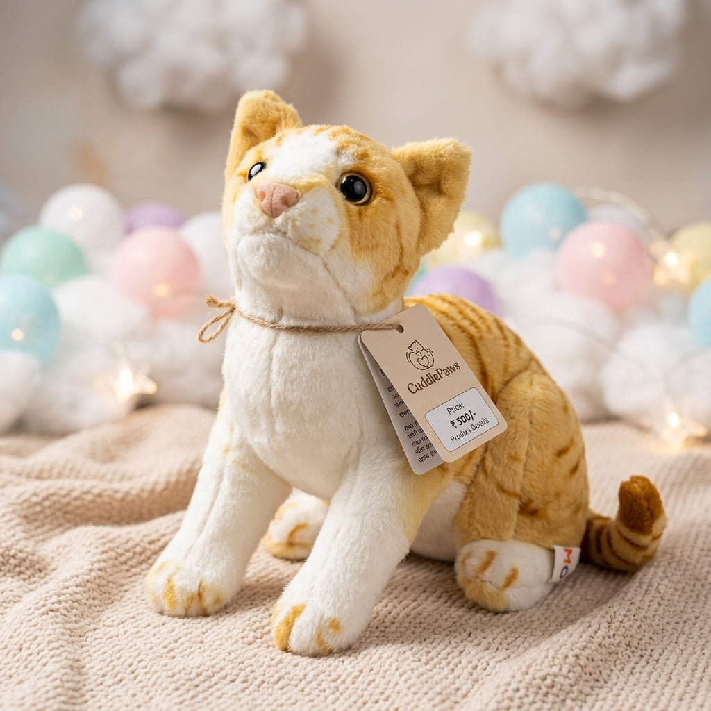 Momo Tabby Kitty Plush Toy