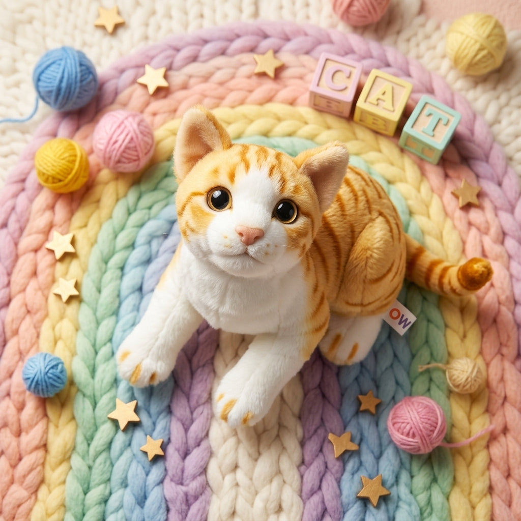 Momo Tabby Kitty Plush Toy
