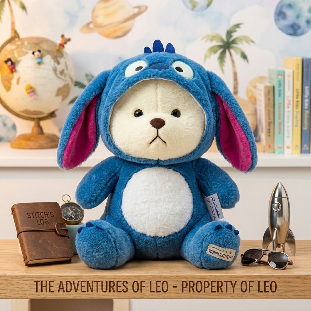 Stitch Kigurumi Cream Plush Toy