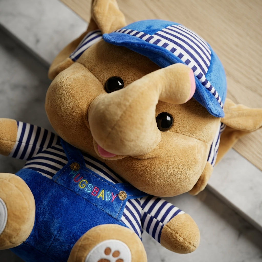 Hugsbaby Explorer Elephant Plush Toy