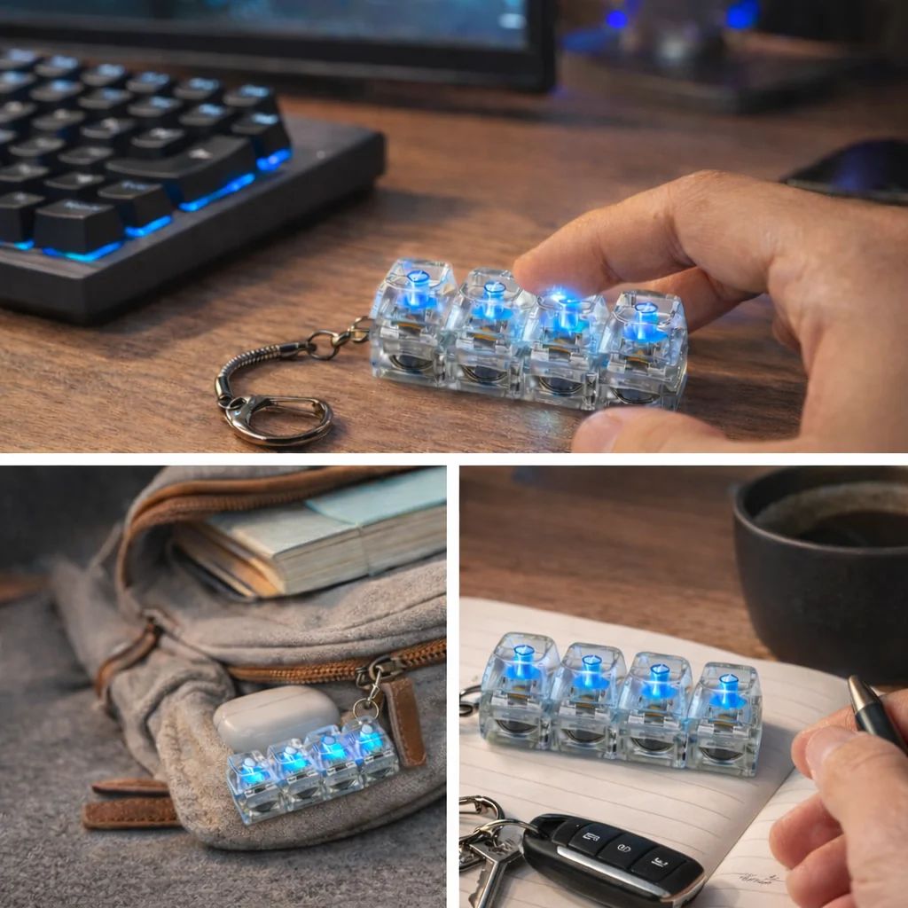 INTROVA Portable Stress Relief Mechanical key chain