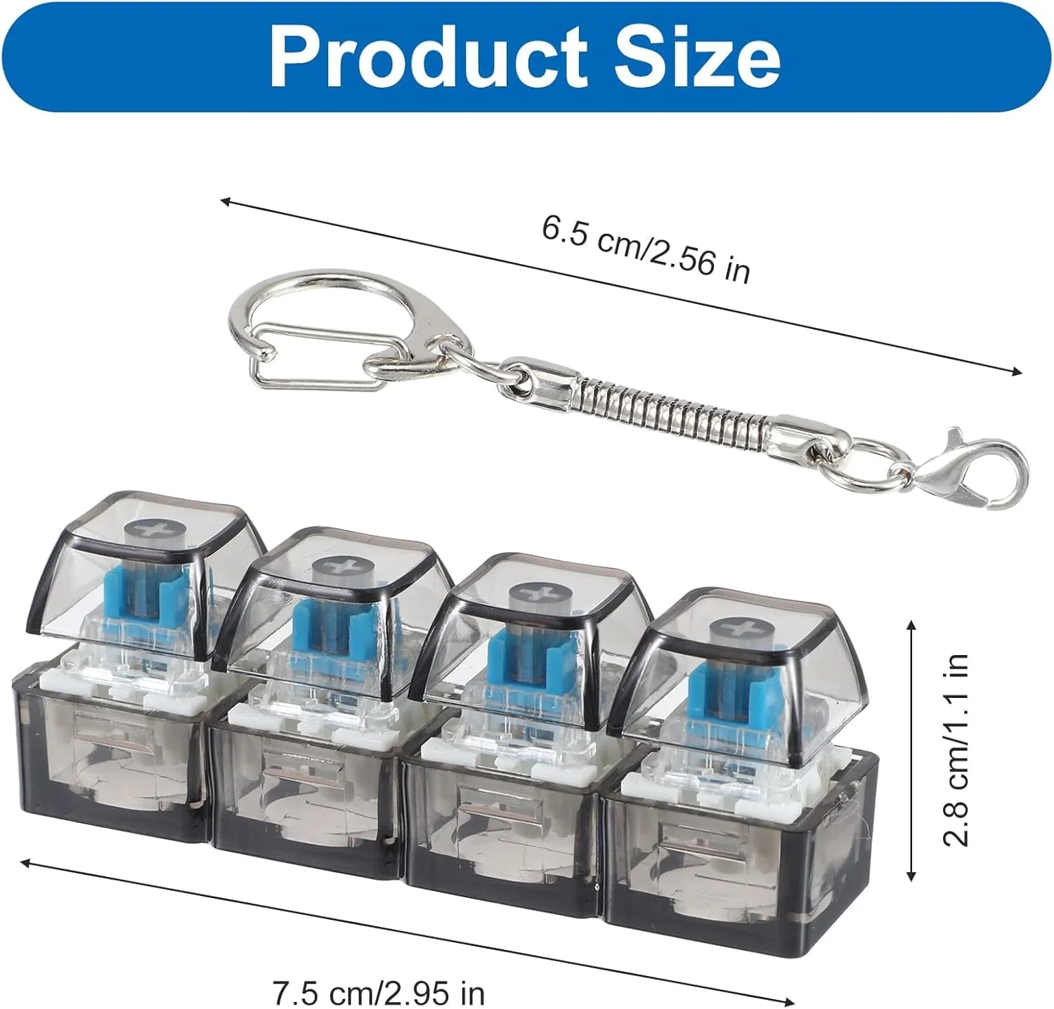 INTROVA Portable Stress Relief Mechanical key chain